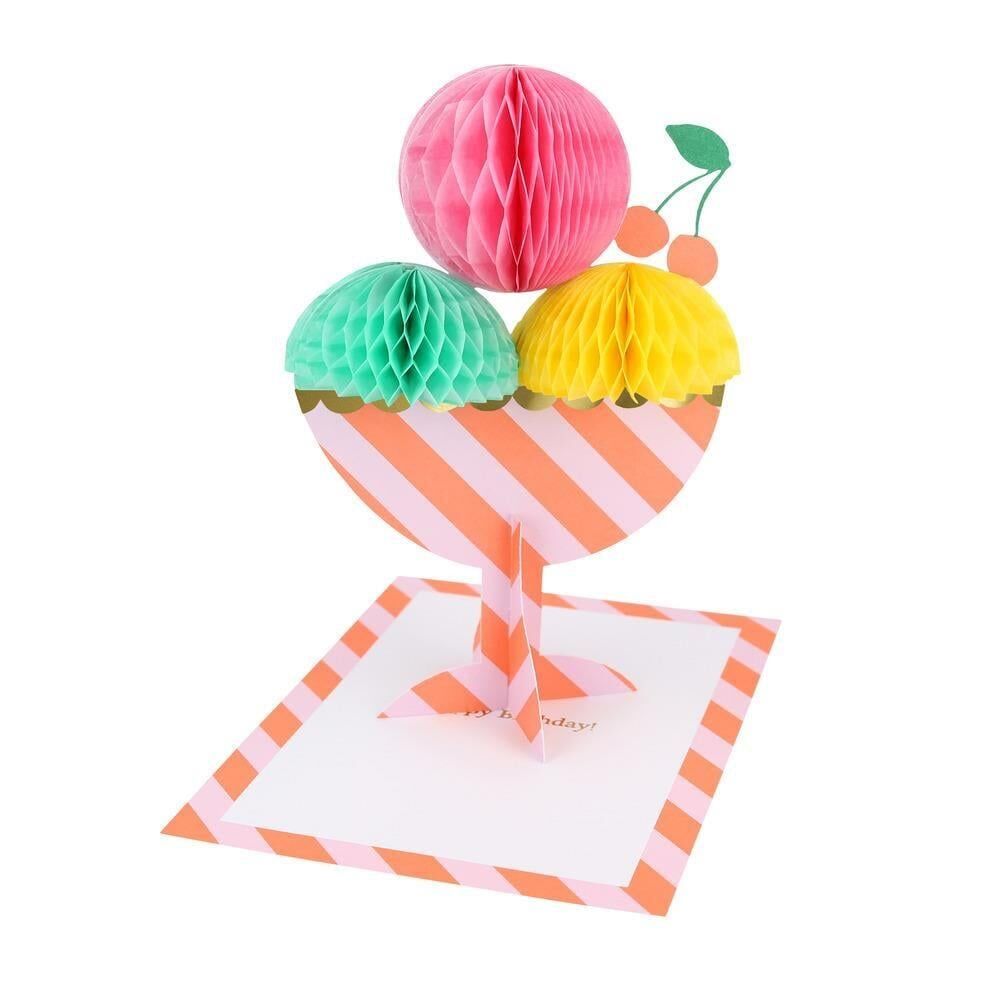 Meri Meri - Dondurma Tebrik Kartı