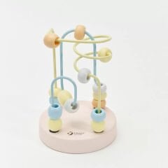 Classic World Ahşap Boncuklu Labirent - Pudra