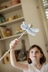 Dragonfly Wand Yusufçuk Değnek, Soft Blue