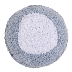 Puf, Marshmallow Yuvarlak Pudra Mavi