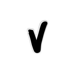 LIGHT PLUS NINE Rozet Harf / V