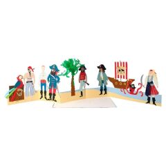 Meri Meri - Pirate Card - Korsan Tebrik Kartı