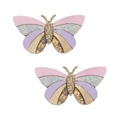 Mimi & Lula Spriped Butterfly 2 'li Toka