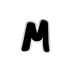 LIGHT PLUS NINE Rozet Harf / M