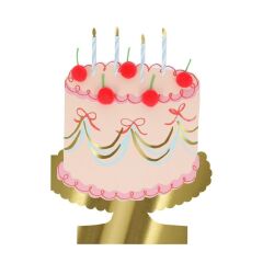 Meri Meri - Kirazlı Pasta Tebrik Kartı