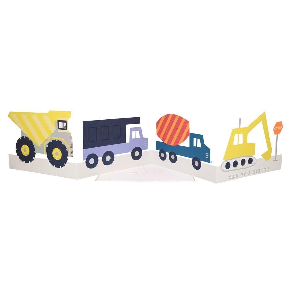 Meri Meri - Construction Card - İnşaat Tebrik Kartı