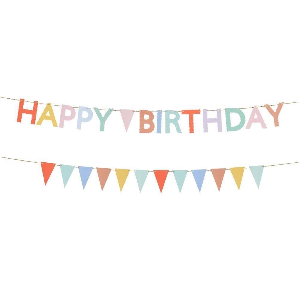 Meri Meri - Happy Birthday Mini Asılan Süs