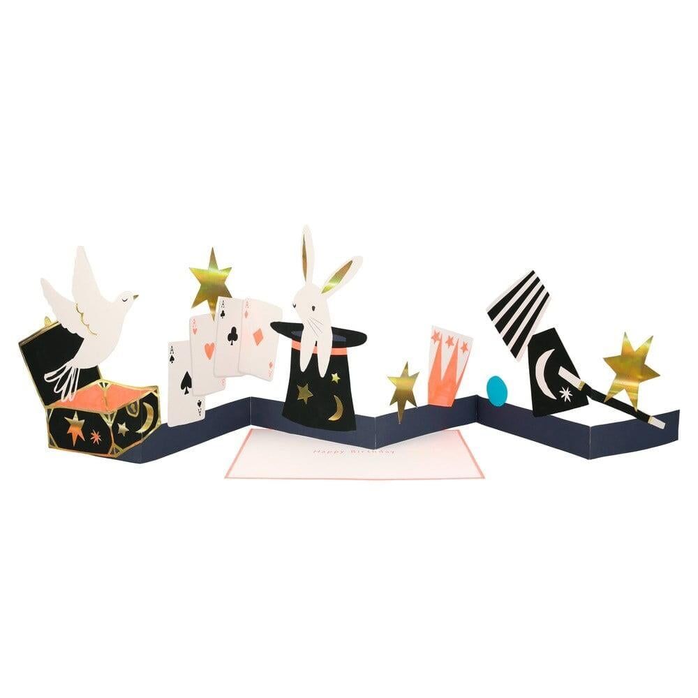 Meri Meri - Magic Concertina Card - Sihir Tebrik Kartı