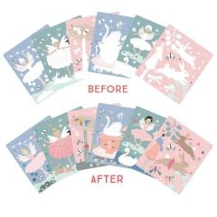 FLOSS & ROCK Renk Değiştiren Water Magic Boyama Kitabı / Enchanted *Yeni*