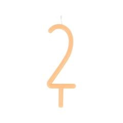 Meri Meri - İnce Rakam Mum - 2