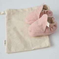 Mama Yoyo Kadife Patik, Pudra (21-23 Numara)