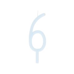 Meri Meri - İnce Rakam Mum - 6