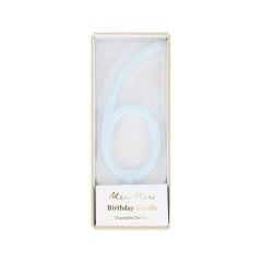 Meri Meri - İnce Rakam Mum - 6