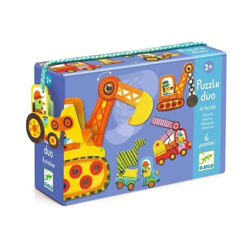 Djeco İkili Puzzle, Vehicles