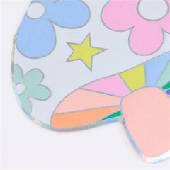 Meri Meri - Groovy Mushroom Napkins - Modern Mantar Desenli Peçeteler - 16 Adet