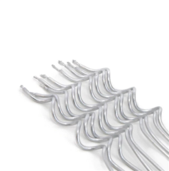 Meri Meri - Silver Swirly Candles - Gümüş Kıvrımlı Mumlar - 20'Li