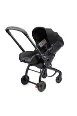 Doona X Bebek Arabasına Dönüşen Tekerlekli Gr 0 i-Size 3 Yatış Pozisyonlu Ana Kucağı Oto Koltuğu - Nitro Black