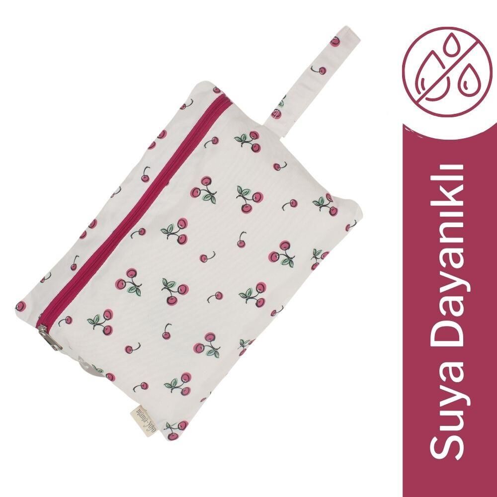 MAMA YOYO SU GEÇİRMEZ BÜYÜK ISLAK/KİRLİ ÇANTASI, KİRAZ