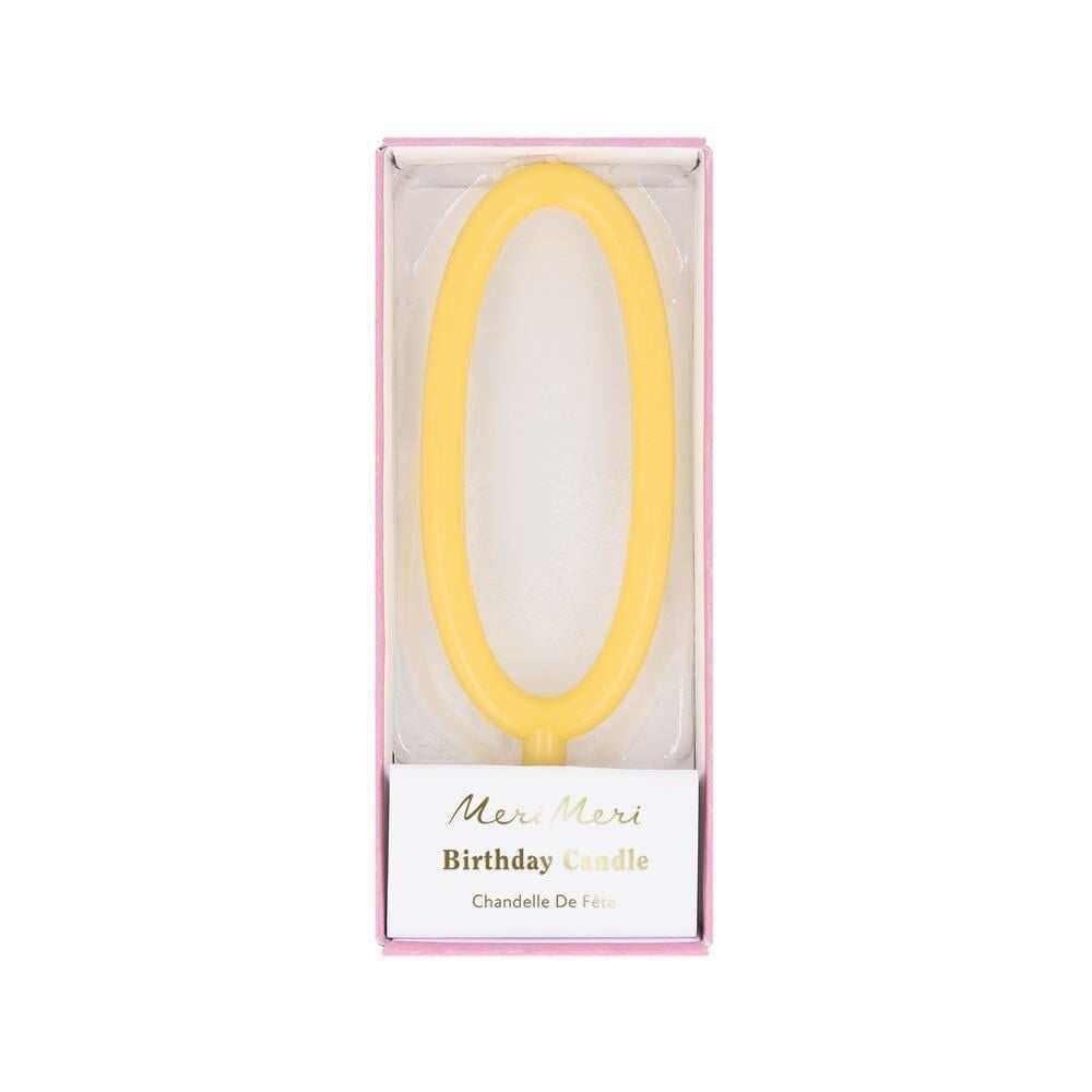 Meri Meri - İnce Rakam Mum - 0