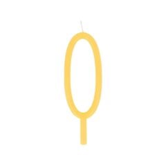 Meri Meri - İnce Rakam Mum - 0