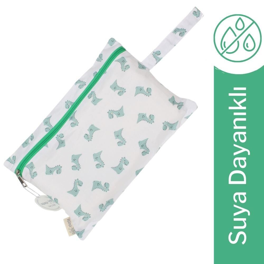 MAMA YOYO SU GEÇİRMEZ BÜYÜK ISLAK/KİRLİ ÇANTASI, DİNOZOR
