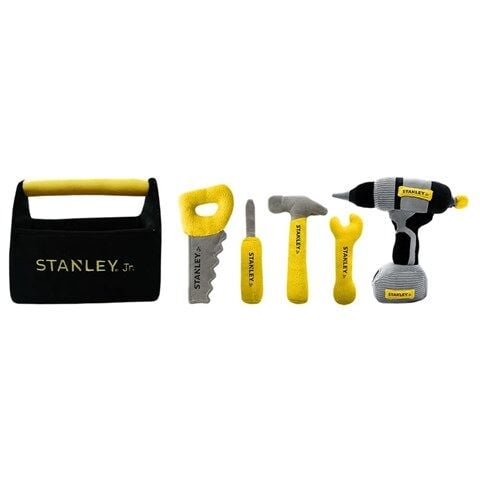 Stanley Jr. - Peluş Alet Çantası Seti - 6 Parça
