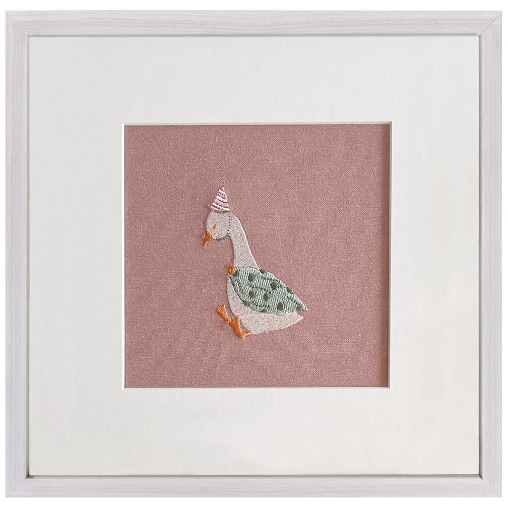 Atelier Mignon Nakış Kare Tablo, Party Goose