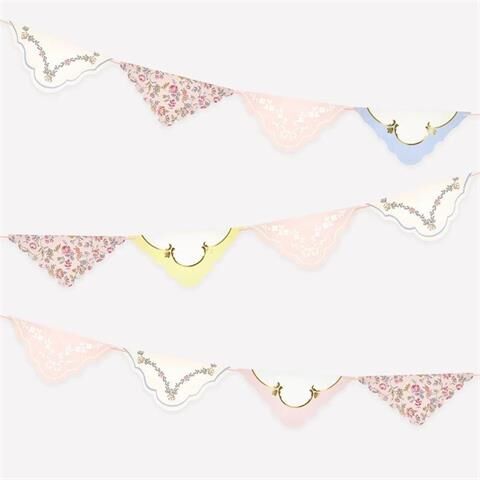 Meri Meri - Mixed Floral Garland Set - Çiçekli Desenli Asılan Süs