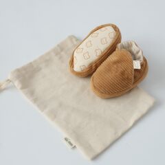 Mama Yoyo Kadife Patik, Kahve (21-23 Numara)