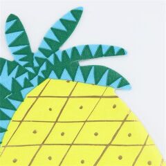 Meri Meri - Pineapple Napkins - Ananas Peçeteler - 16 Adet
