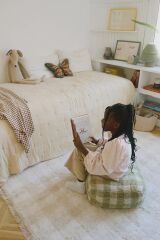 Lorena Canals Çocuk odası Pufu, Vichy Matcha