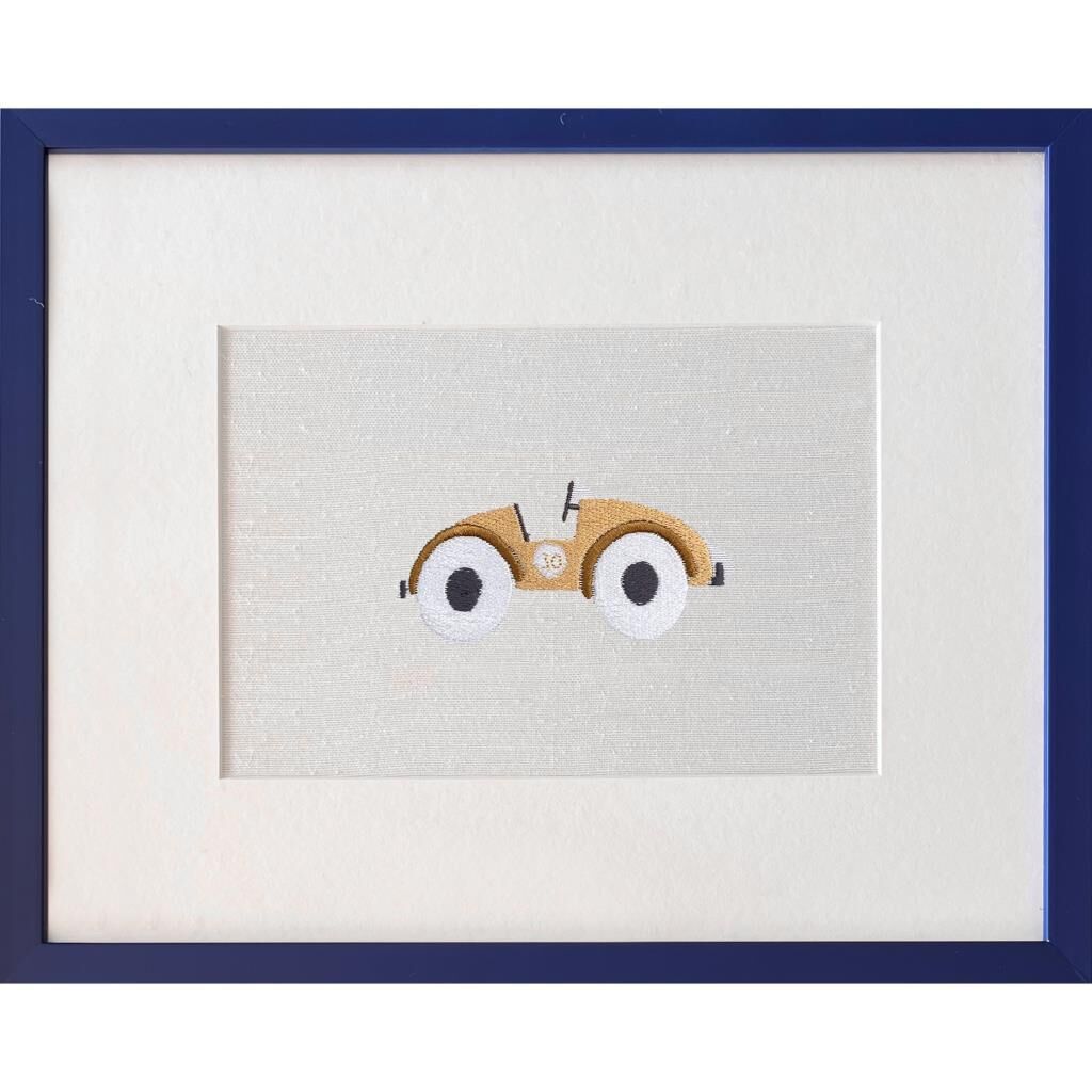 Atelier Mignon Vintage Cars Nakış Tablo, Sarı