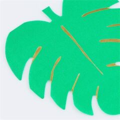 Meri Meri - Tropical Leaf Napkins - Tropikal Yaprak Peçeteler - 16 Adet