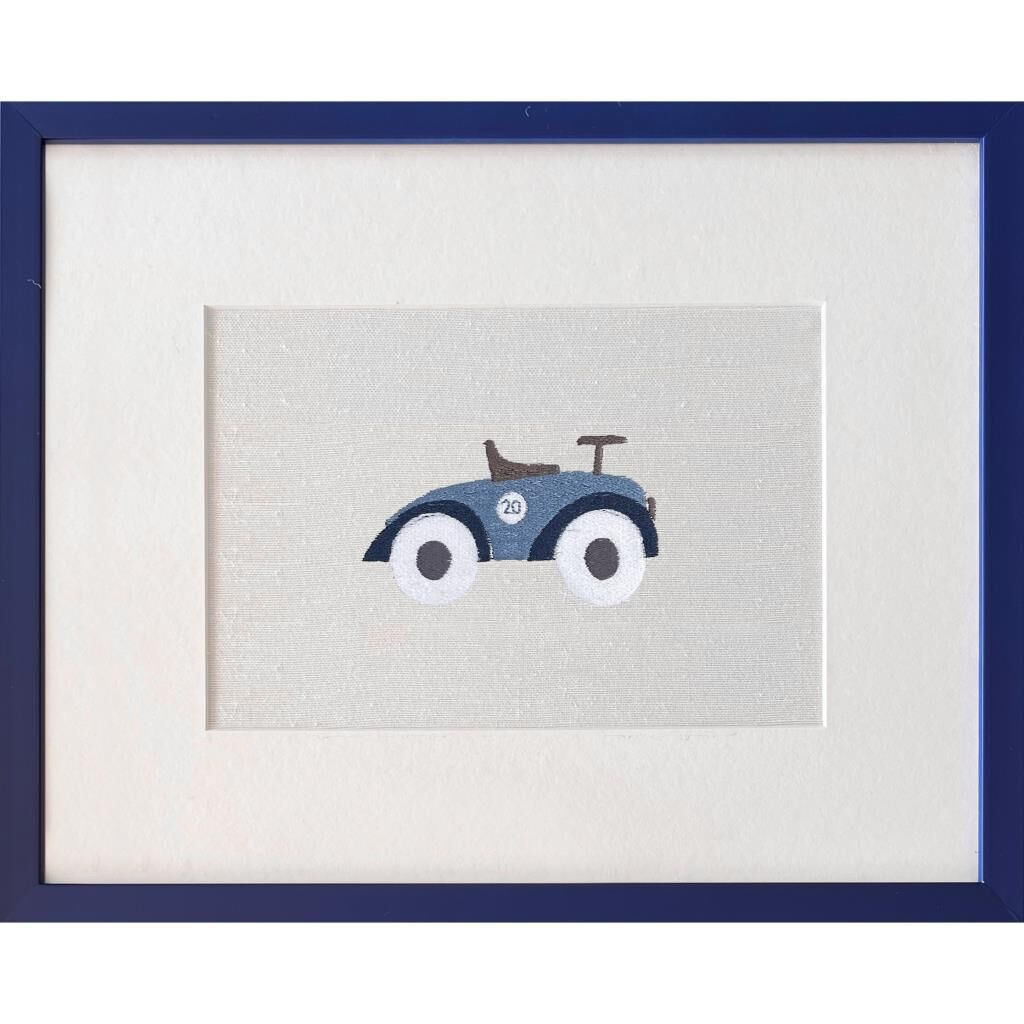 Atelier Mignon Vintage Cars Nakış Tablo, Mavi