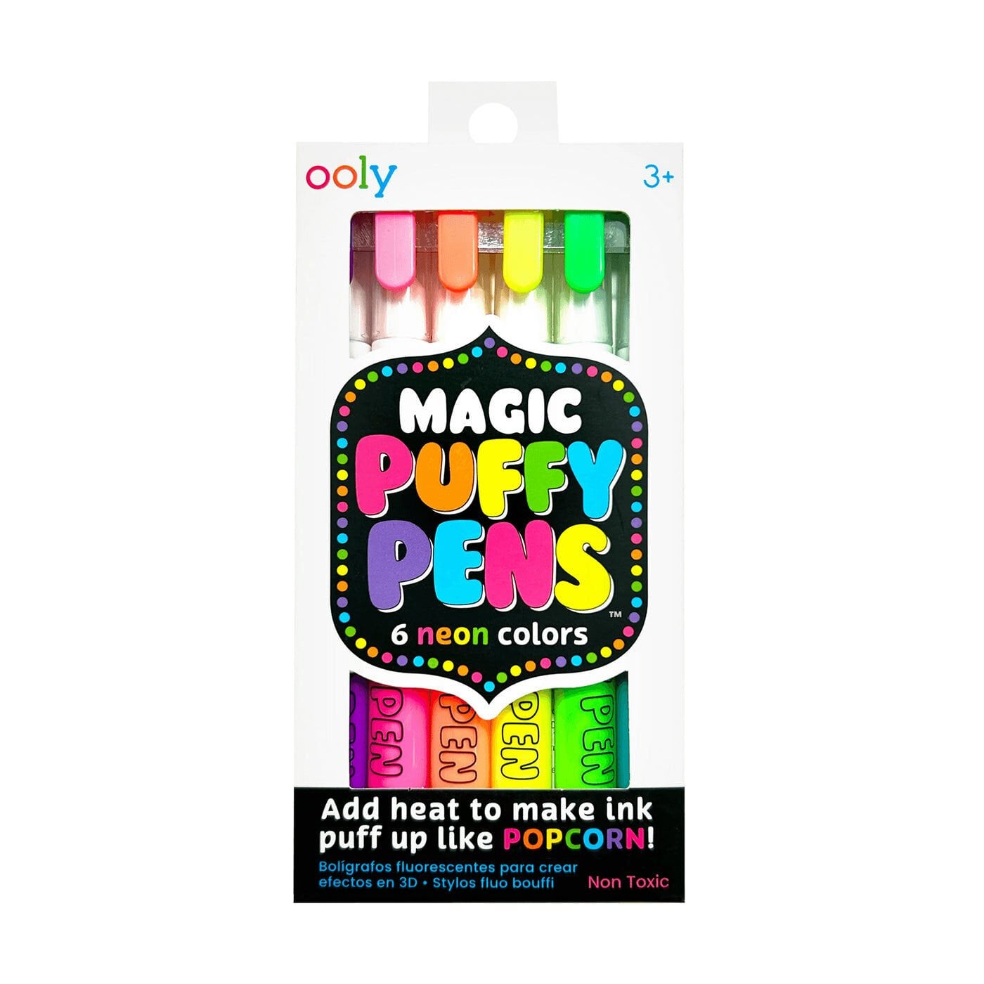 Ooly Magic Puffy Pens Sihirli Kabartma 6'lı Jel Boya Kalemi