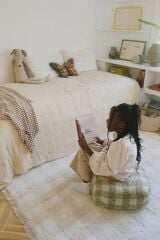 Lorena Canals Çocuk Odası Halısı, Vichy Ivory M