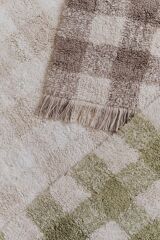 Lorena Canals Çocuk Odası Halısı, Vichy Ivory M