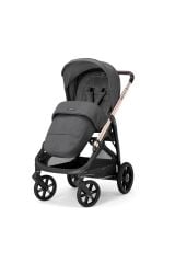 Inglesina Aptica Glam Tek El Tek Hamle ile Katlanıp Açılan Çift Yön Bebek Arabası - Velvet Grey