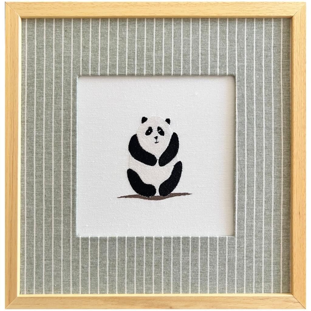 Atelier Mignon Wild Animals Nakış Ahşap Tablo, Panda