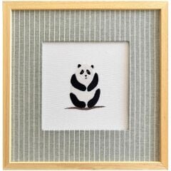 Atelier Mignon Wild Animals Nakış Ahşap Tablo, Panda