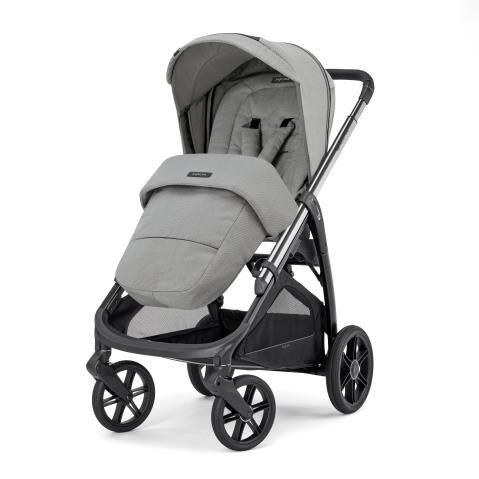 Inglesina Aptica Glam Tek El Tek Hamle ile Katlanıp Açılan Çift Yön Bebek Arabası - Satin Grey