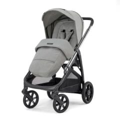Inglesina Aptica Glam Tek El Tek Hamle ile Katlanıp Açılan Çift Yön Bebek Arabası - Satin Grey