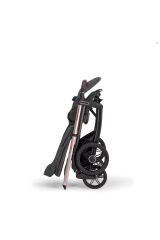 Inglesina Aptica Glam Tek El Tek Hamle ile Katlanıp Açılan Çift Yön Bebek Arabası - Satin Grey