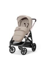 Inglesina Aptica Glam Tek El Tek Hamle ile Katlanıp Açılan Çift Yön Bebek Arabası - Pashmina Beige