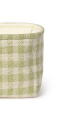 Lorena Canals Çocuk Odası Sepet, Kapitone Matcha