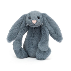 Jellycat Tavşan Uyku Arkadaşı, Koyu Mavi (Küçük)