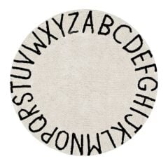 Round ABC Natural-Siyah