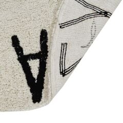 Round ABC Natural-Siyah