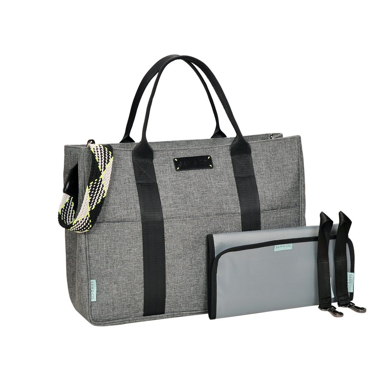 Sam & Co Anne Çantası, Fresh Lime (Gri)