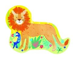 FLOSS & ROCK 12 Parça Şekilli Yap-Boz/Lion